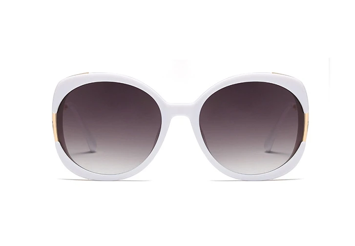 Круглые роскошные солнцезащитные очки для женщин, модные Оттенки UV400, винтажные очки 45725