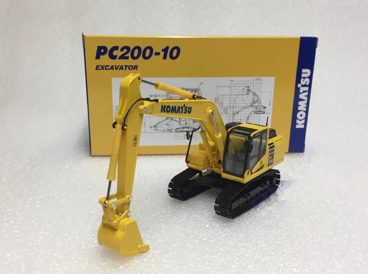 1//50 KOMATSU PC200-10 Engineering Excavator Diecast Model Toy NIB NEW