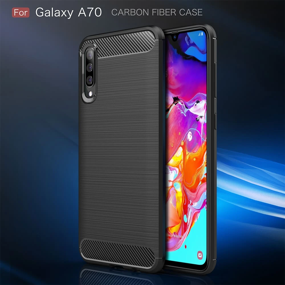 Корпус из углеродного волокна для Samsung A10 A20 A30 A40 A50 A60 A70 J3 J5 A3 A5 2017 ЕС A6 A7 A8 A9 J8 J6 J4
