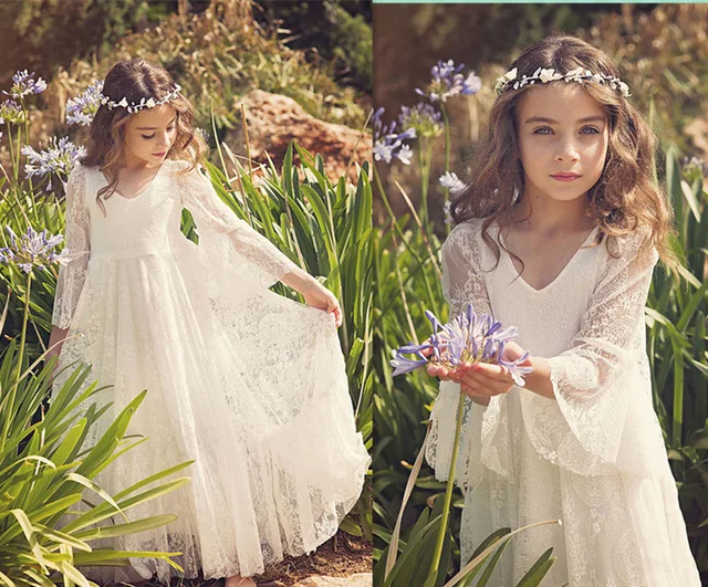 boho communion dresses