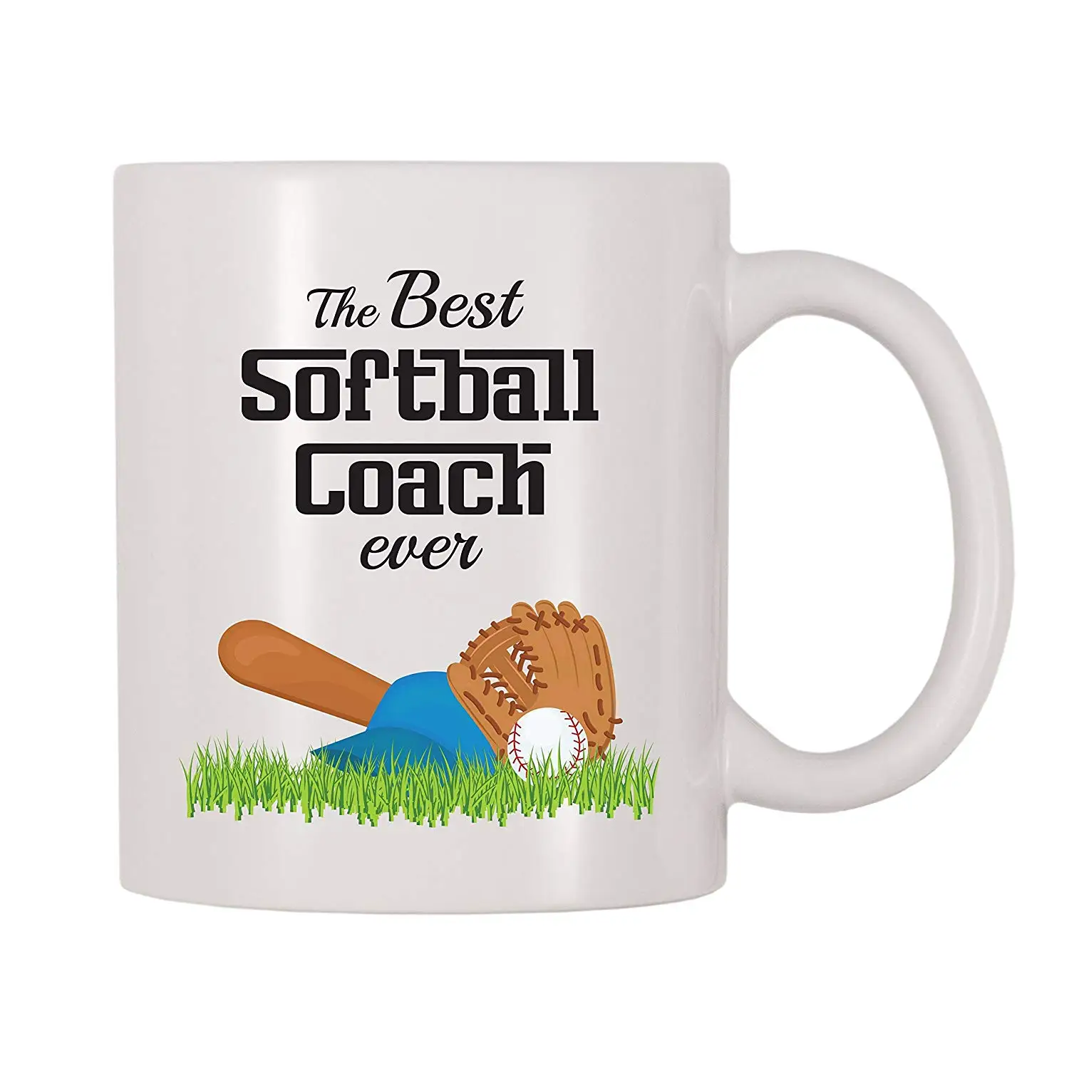 The Best Softball Coach Ever Coffee Mug 11 Oz Mugs Aliexpress
