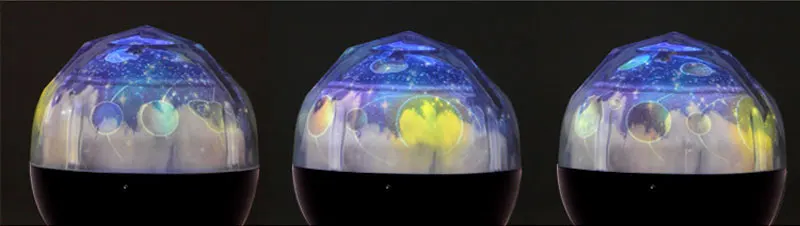 LED Night Light Romantic Starry Sky Rotate Projector Lamp Universe LED Lamp Novelty Baby Colorful Light For Kids Birthday Christmas Gift (5)