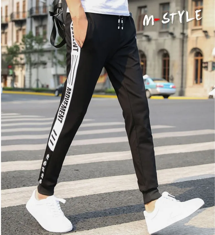 Брюки мужские весенние брюки спортивные брюки хлопковые манжеты с резьбой 5XL