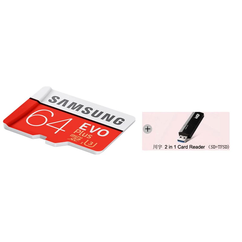 Карта памяти SAMSUNG Micro SD 32 ГБ Карты Памяти Class10 SDHC UHS-I SD карты Trans Microsd Картао де Memoria Tarjeta SDTF Карты Для смартфон micro sd 32 ГБ - Емкость: MC64G Plus 2in1reade