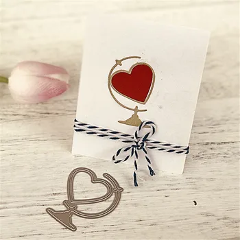 

1Pc Pop Love Ornaments Metal Heart Cutting Dies For DIY Scrapbooking Album Paper Cards