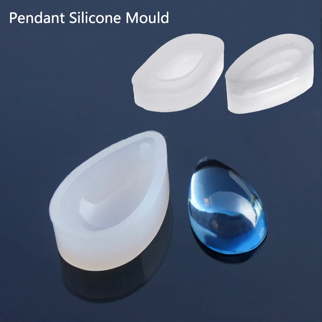 

2PCS Silicone Geometric Earrings Mold DIY Jewelry Pendant Charm Making Mould Fondant Resin Molds For Jewelry