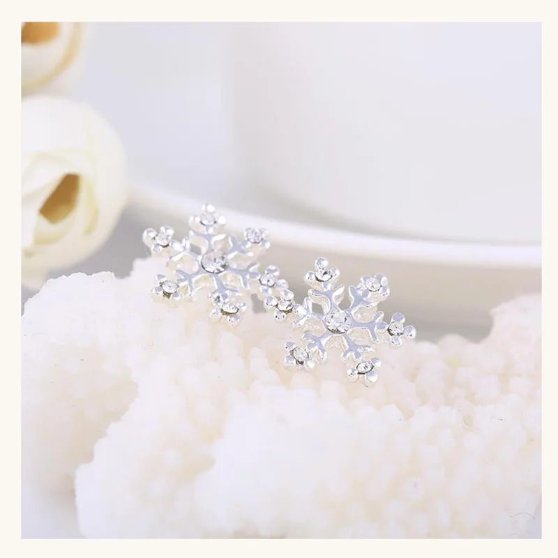 Ear Clip Earrings Clip Earrings Grace Jun(TM) Snowflake Shape Clip on Earrings without Piercing for Girls Kids