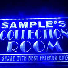 DZ062-для персонализированного названия Коллекция номер Декор светодиодный неоновый Световой значок