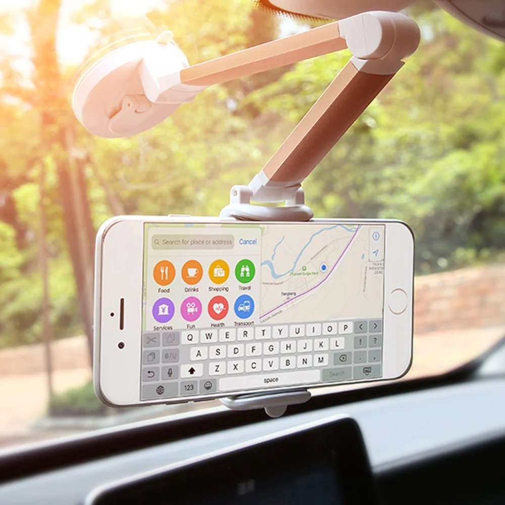 KISSCASE Universal Adjustable Car Phone Holder For Samsung Galaxy S8 S7