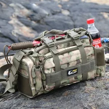 4 цвета Рыболовная Сумка многофункциональные рыболовные снасти мешок 1200D холст Водонепроницаемый тканевая поясная Рыболовная Сумка s1