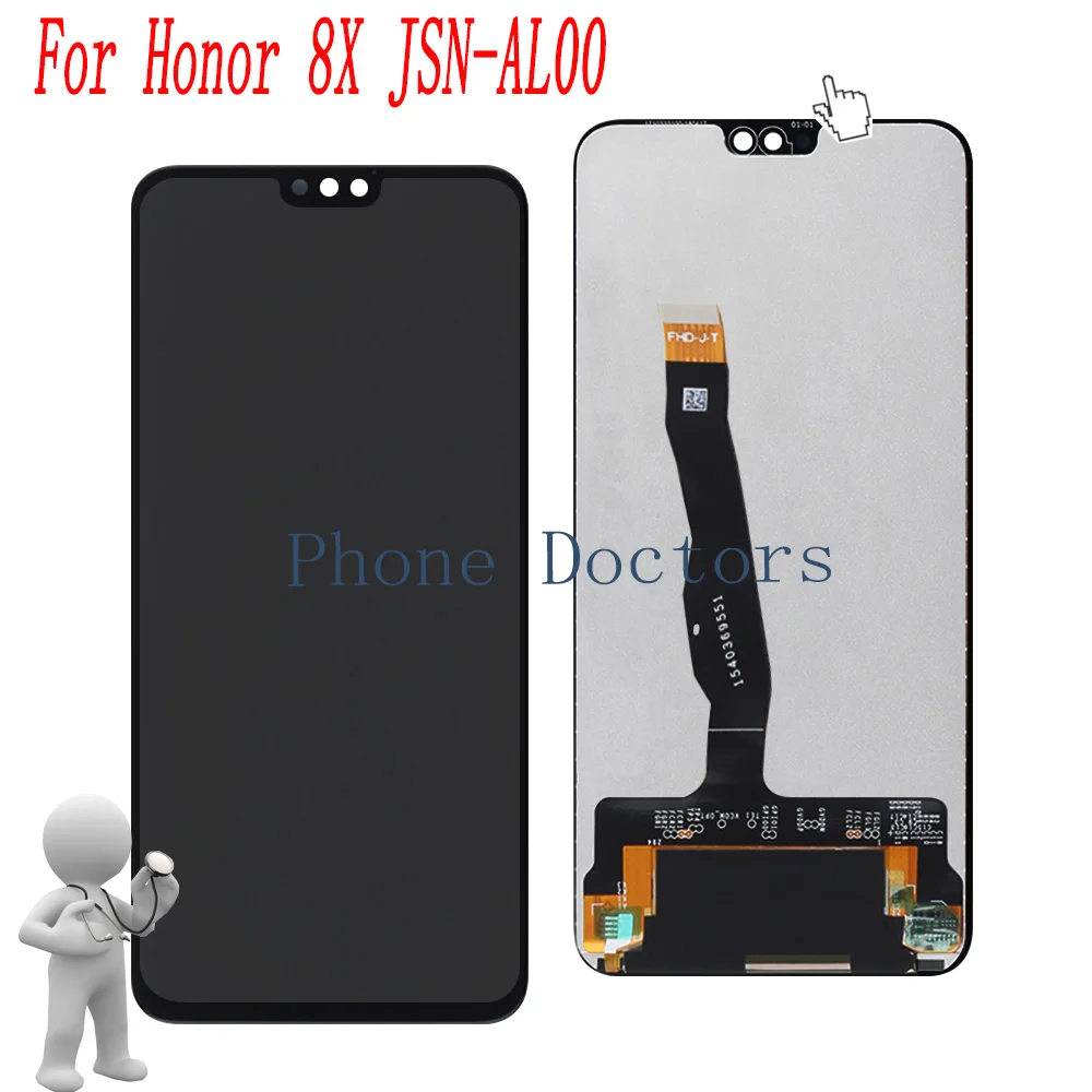 

6.5 inch Full LCD DIsplay+Touch Screen Digitizer Assembly For Huawei Honor 8X JSN-AL00 JSN-L22 JSN-L21 ; New ;100% Tested