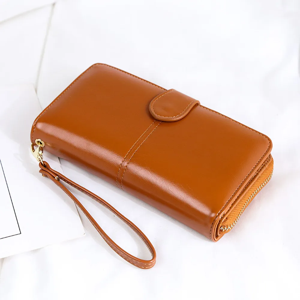 Purse Ladies Women Leather Two fold Wallet Coin Purses Credit Cards