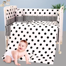 7 шт./компл. Набор для детской кроватки parachoques de cuna infantil Накладка для детской кроватки хлопок кроватки бампер детская кроватка комплект детская кровать протектор детские постельные принадлежности