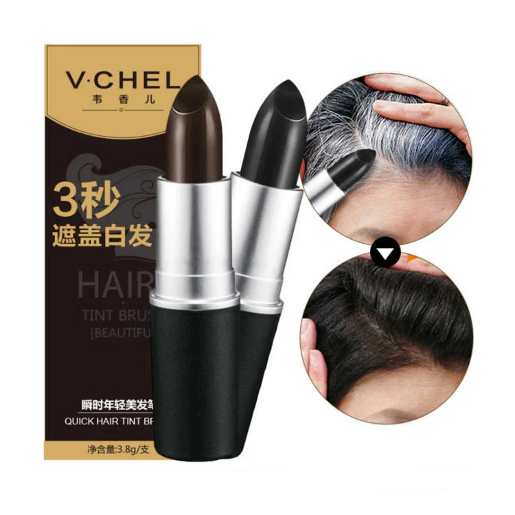 

1PCS One-Time 3s Temporary Cover Up White Hair Colour Dye Fast Hair Dye Instant Gray Root Coverage Hair TSLM2