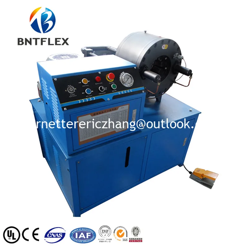 2017 BNT91D brake rubber hose crimping machinein Hydraulic