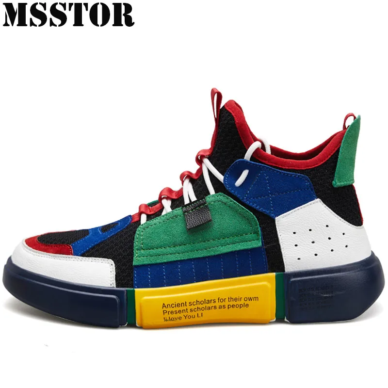 

MSSTOR 2018 Men's Running Shoes Man Brand Outdoor Athletic Men Sport Shoes Man Brand Summer Breathable Mesh Mens Sneakers Run