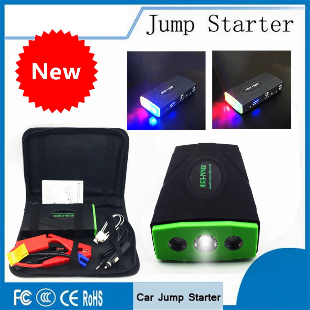 

Newest Car Jump Starter Portable Starter Power Bank 12V Charger for Car Battery Booster Starting Device Diesel Petrol Starter