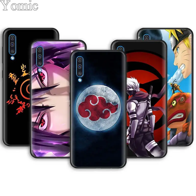 

Hokage Naruto Kakashi Soft Phone Cases for Samsung Galaxy A10 A20 A30 A40 A50 A70 A6 A7 A8 Plus A9 M30 M20 Black Case Cover