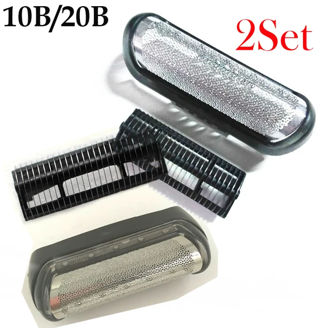 2PCS Shaver Foil & Cutter Head For BRAUN Razor Blade 10B 20B 1000 Series 1 170 180 190 1715 1735 1775 Z20 Z30 Z40 Z50 2776