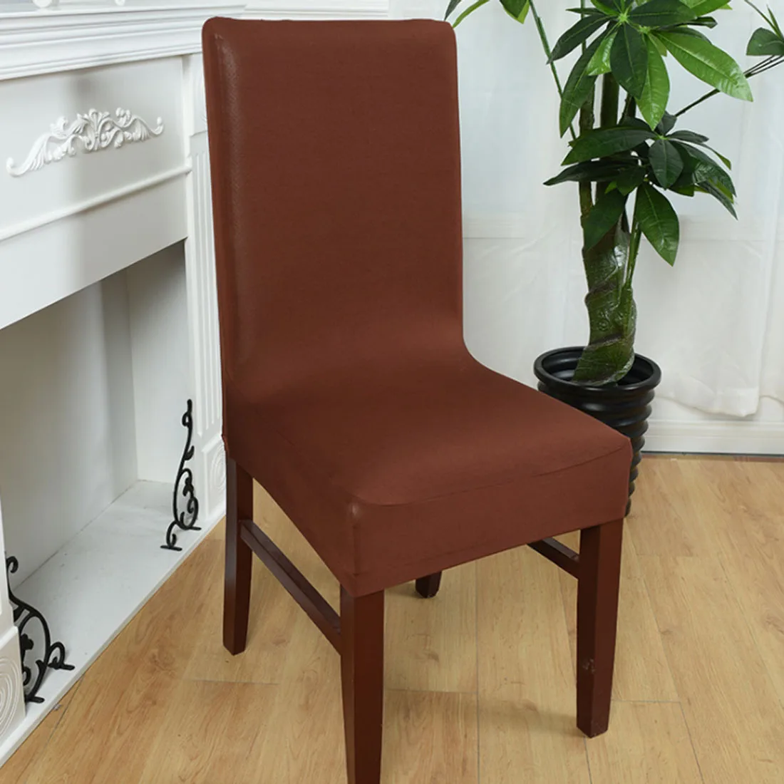 Top Sale Dining cadeira Spandex Strech Dining Room Chair Covers Protector Slipcover Decor housse de chaise for sillas bone Top Sale Dining cadeira Spandex Strech Dining Room Chair Covers Protector Slipcover Decor housse de chaise for sillas bone