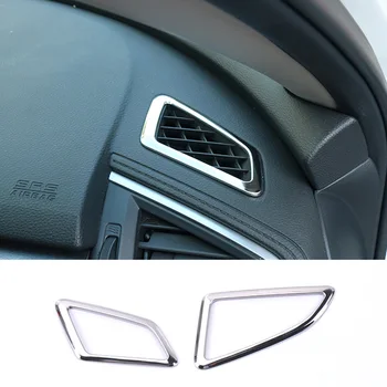 

Car accessories interior Dashboard Ac Air Conditioning Outlet Cover Trim sticker for Honda CIVIC 2016 2017 2018 car styling