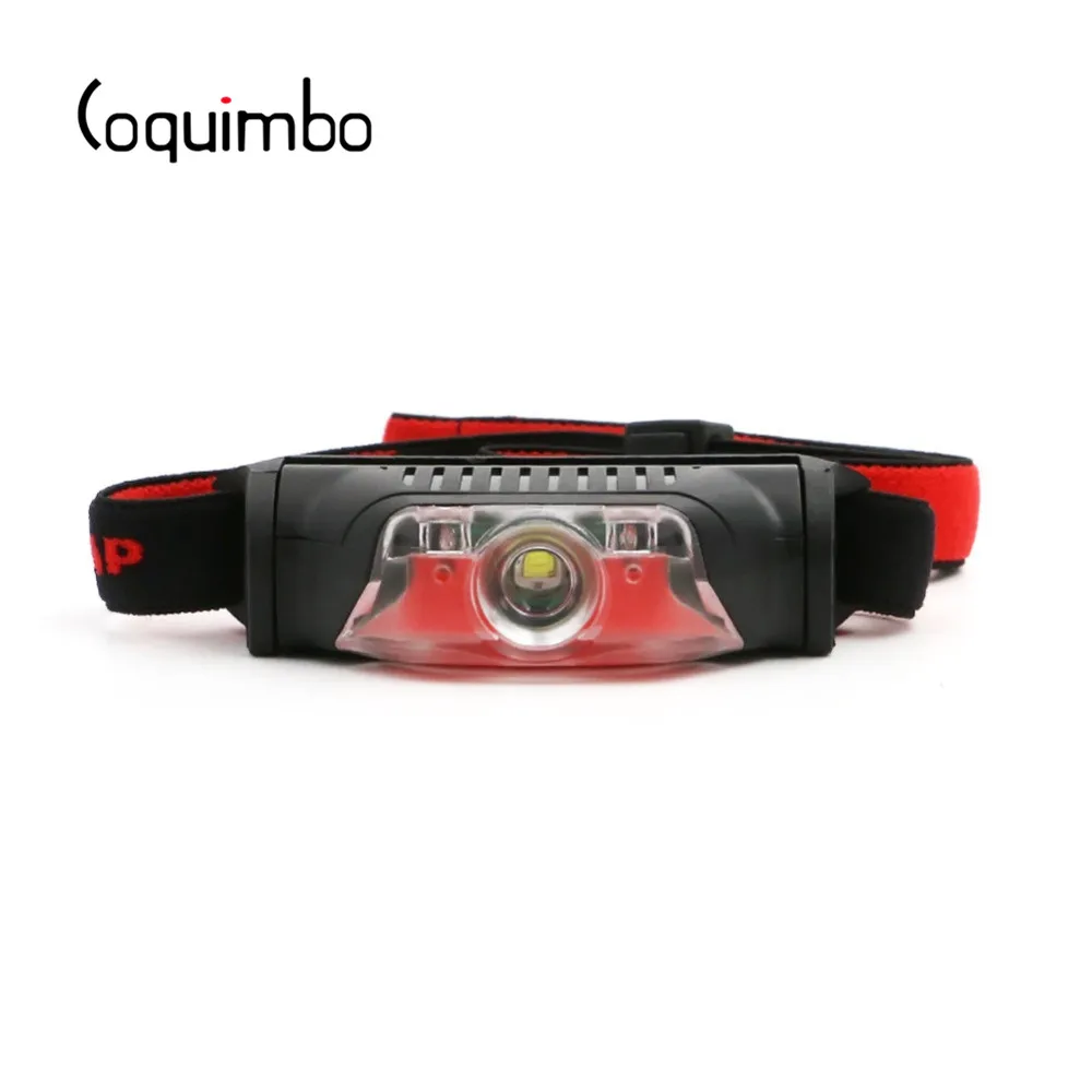 1 * XPE + 2 LED 4 Режима Фары Супер Яркий Глава Фонарик Мощность На AA батареи Черный