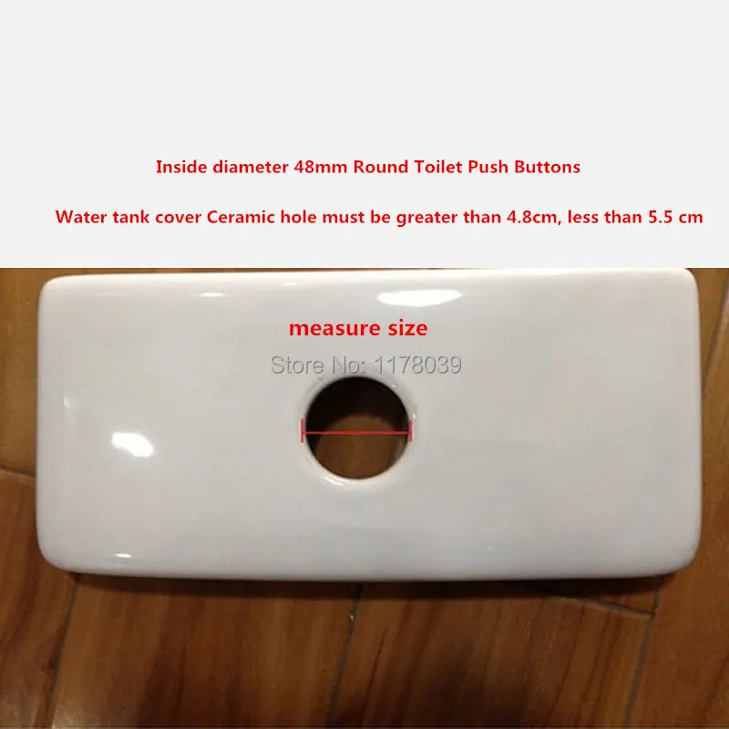 10PCS Toilet dual Push Buttons,ABS plastic round toilet flush Push button,Toilet seats water tank accessories,J17376