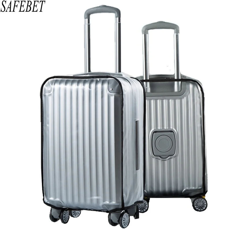 High Quality PVC Matte Transparent Waterproof font b Suitcase b font Protective Cover Travel Luggage Trolley