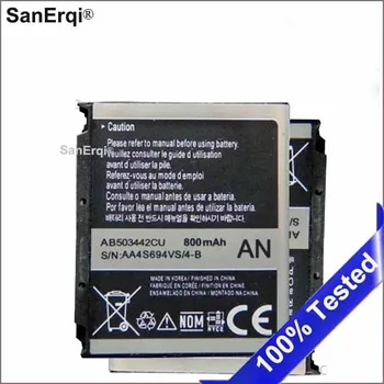 

AB503442CU Cell phone battery For Samsung D900 R500 M520 E488 E498 E690 E780 AB503442CE AB503442CC AB503442CA Battery SanErqi