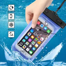 Плавательные чехлы для телефонов, дайвинг водонепроницаемый мобильный чехол для телефона для iPhone X 7 8 plus 6 6s 3,5-6 дюймов герметичный подводный чехол для телефона