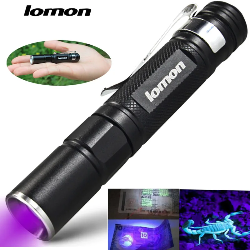 3W Mini Aluminum Portable CREE LED UV Flashlight 365nm Purple Violet ...