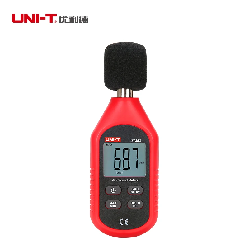 

UNI-T UT353 Mini Digital Sound Level Meters 30-130dB Instrumentation Noise Decibel Monitoring Testers