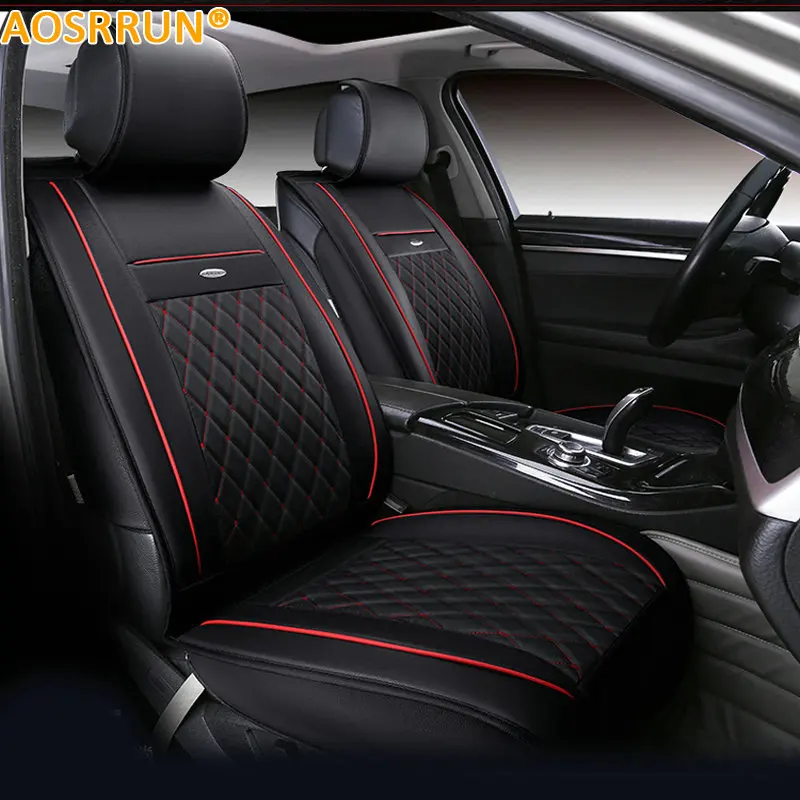 

AOSRRUN Car Seat cover Winter spring imitation leather Car accessories For BMW X3 F25 2013 2014