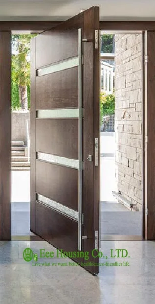 Solid Wood Pivot Front Door For Modern External Doors In Solid Wood Pivot Front Door For Modern External Doors
