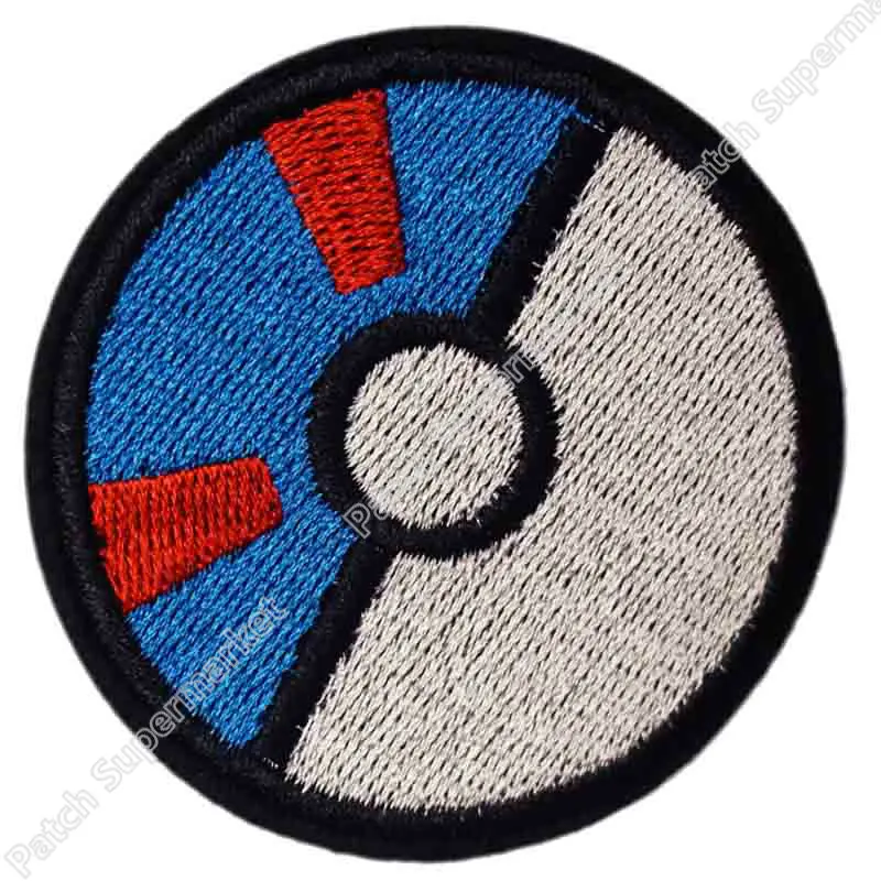 

POKEBALL ULTRA BALL STORING POKEMON GO patch Movie TV Game Series Costume Embroidered Emblem sew on iron on applique Badge