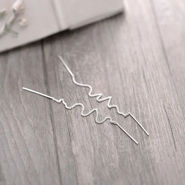 Ms Han Edition 925 Sterling Silver Jewelry Allergy Long Ear Wire Ms Han Edition 925 Sterling Silver Jewelry Allergy Long Ear Wire Earrings A Package Of Post