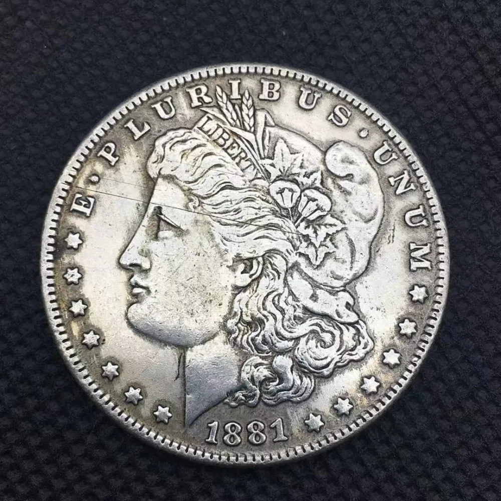 Серебряная монета США Queen Morgan монетные монеты Liberty 1 доллар антикварная медная