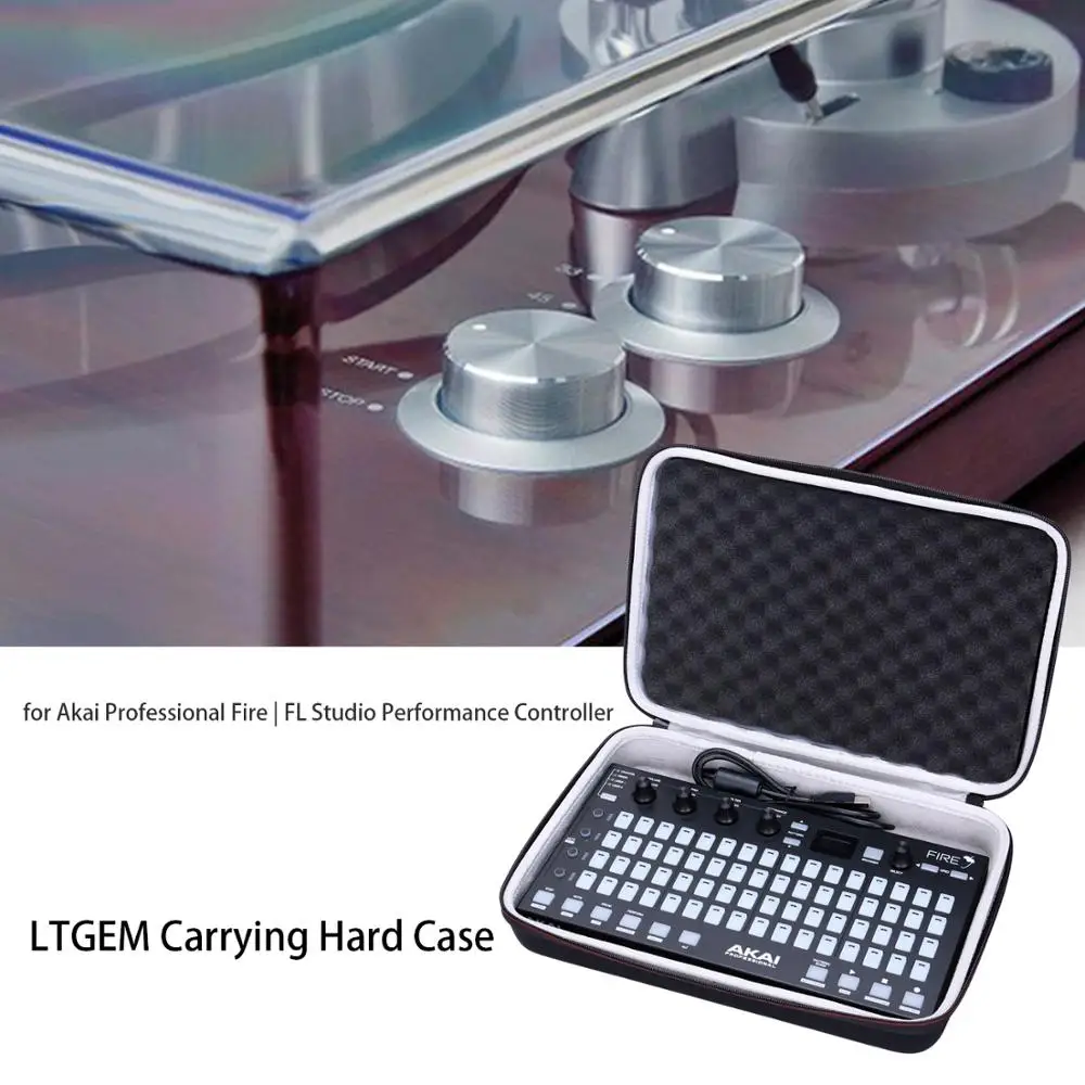 

LTGEM EVA Hard Case for Akai Professional Fire | FL Studio Performance Controller with Plug-And-Play USB Connectivity
