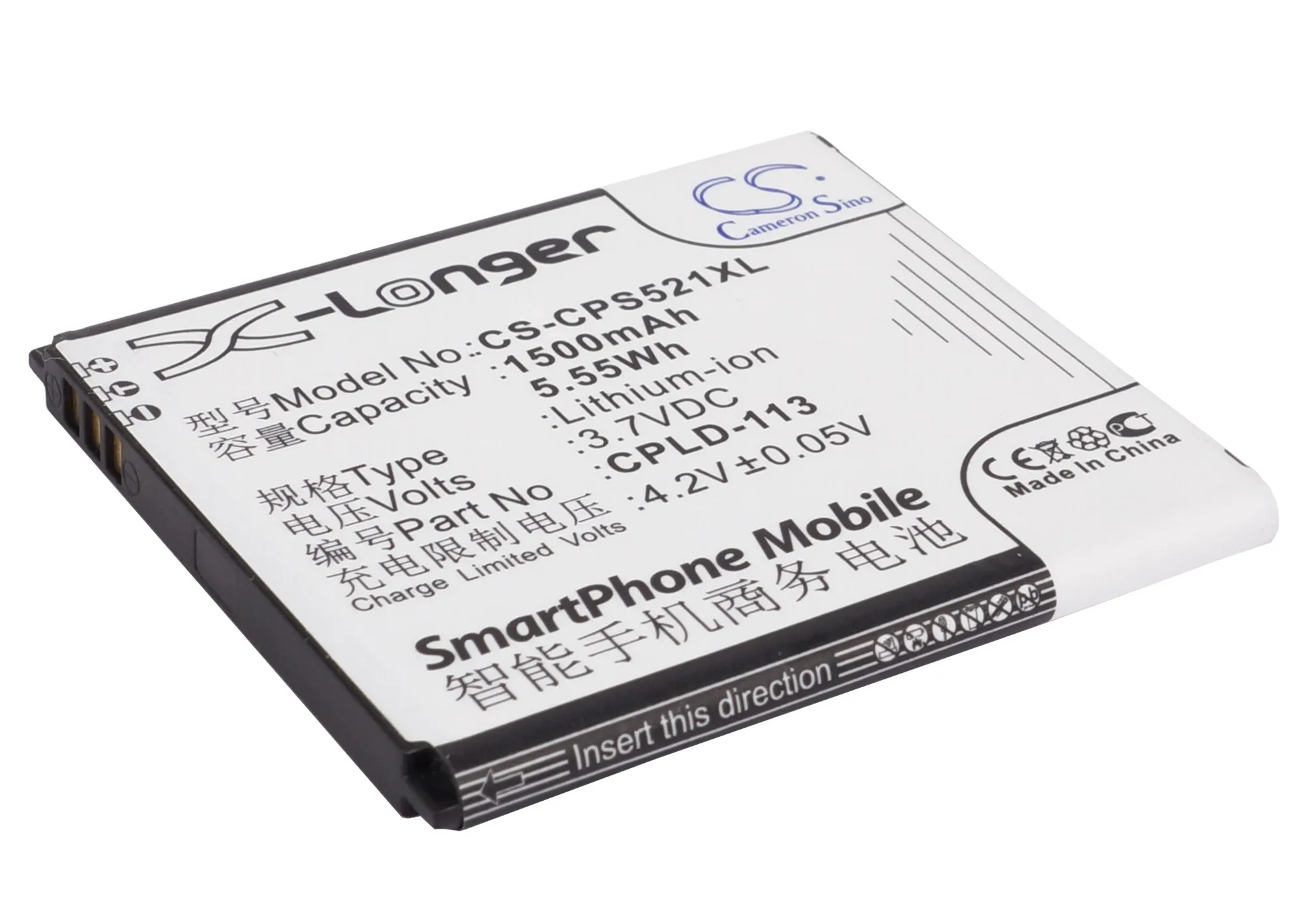 Аккумулятор Cameron Sino 1500 мач для смартфона Coolpad 5218D 5218S 7236|Аккумуляторы мобильных
