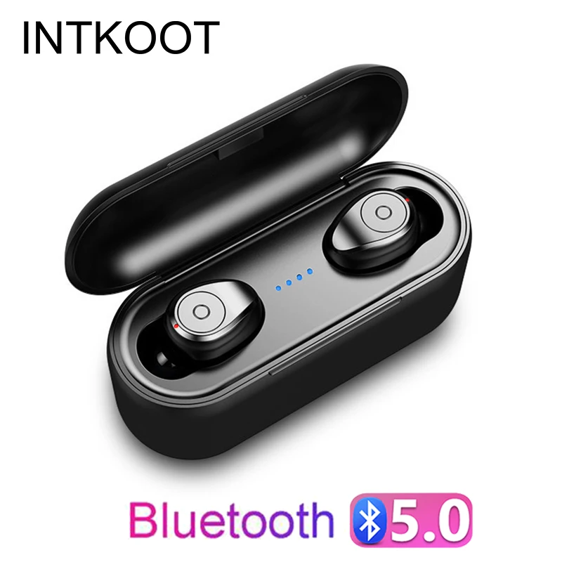 

Bluetooth Earphone Headphone TWS Wireless Headphone 5.0 Stereo Earbuds Wireless Bluetooth Headset with Charging Box