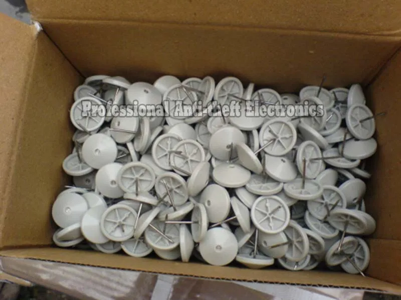 5000pcs/lot plastic grooved 16mm/19mm eas security tag pin\ pins for AM
