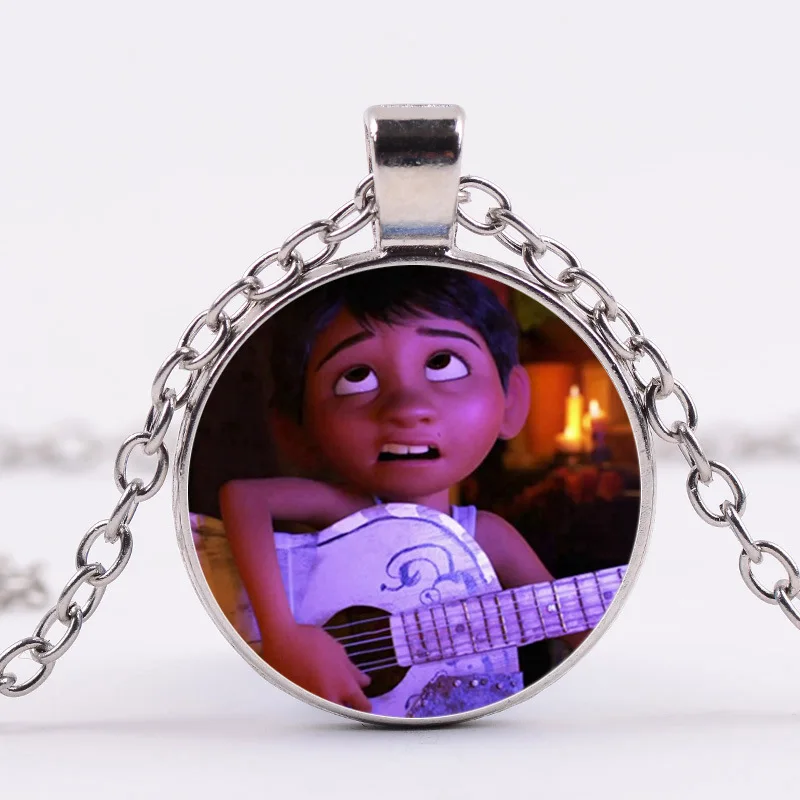 New Arrival Anime Movie Coco Vintage Alloy Necklace Antique Bronze