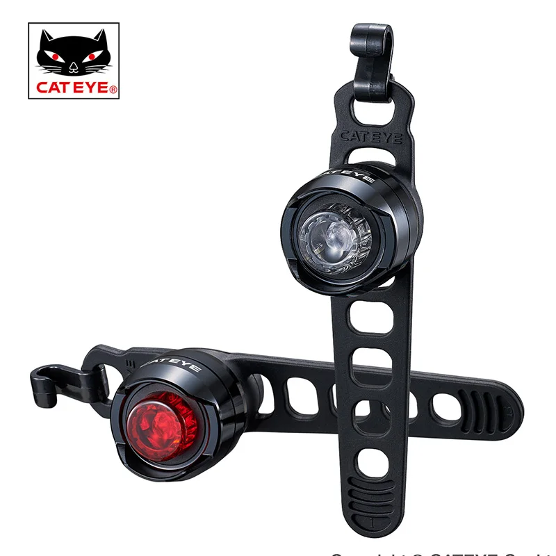 Günstige CATEYE Fahrrad Licht Fahrrad Led Front Licht Lampe Für Fahrrad Hinten Licht Wasserdichte LED Sicherheit Tailllight Radfahren Zubehör