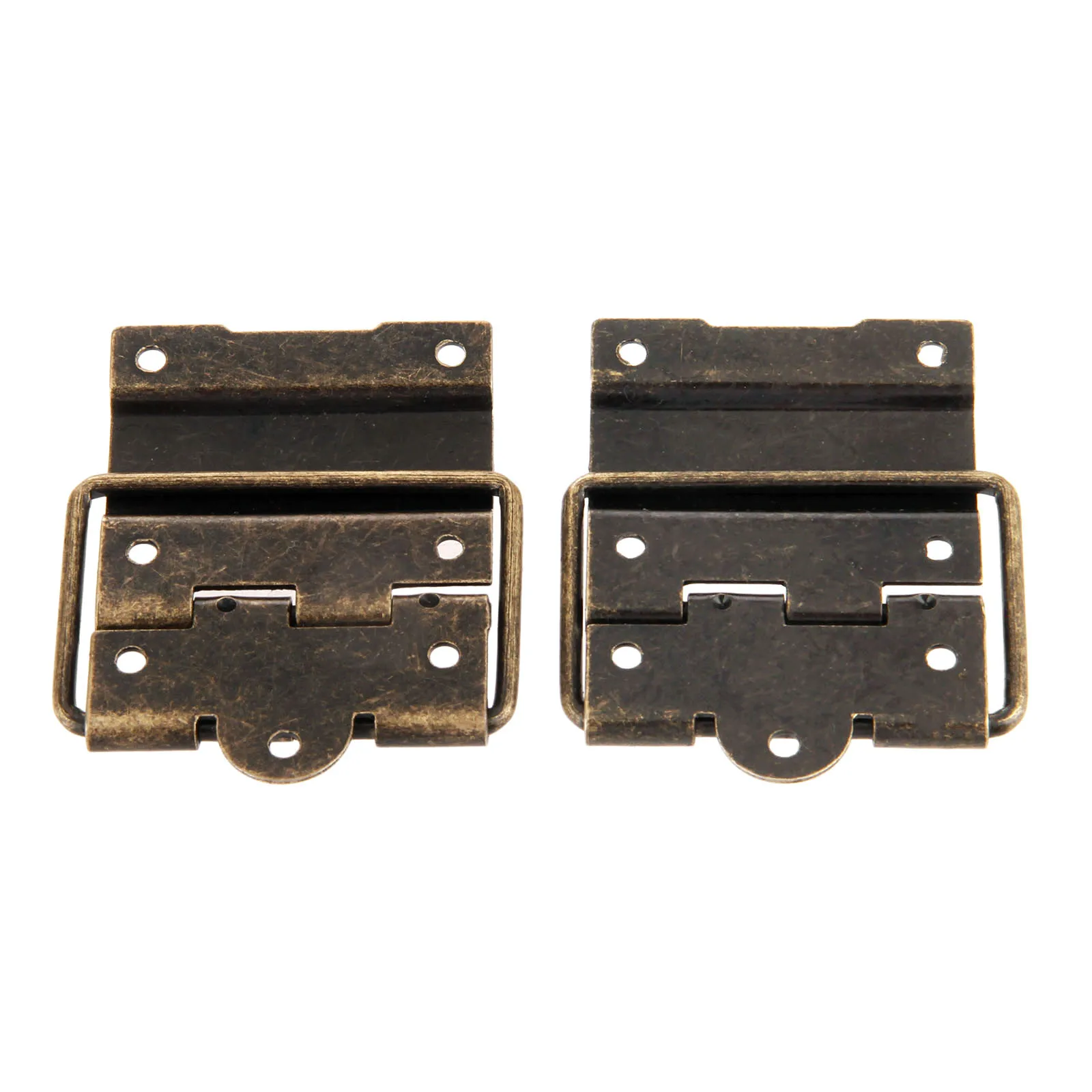 DRELD 2Pcs 41*52MM Antique Cabinet Hinges Furniture Accessories Door Drawer Jewellery Box For Hardware | Обустройство дома