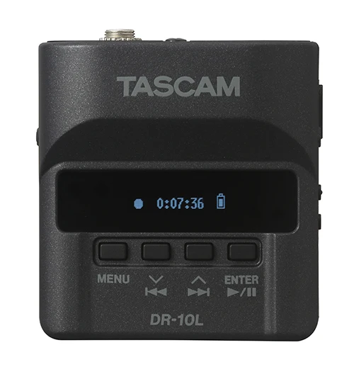 Tascam DR 10L цифровой аудио рекордер с петличным микрофоном двойная запись Карманный