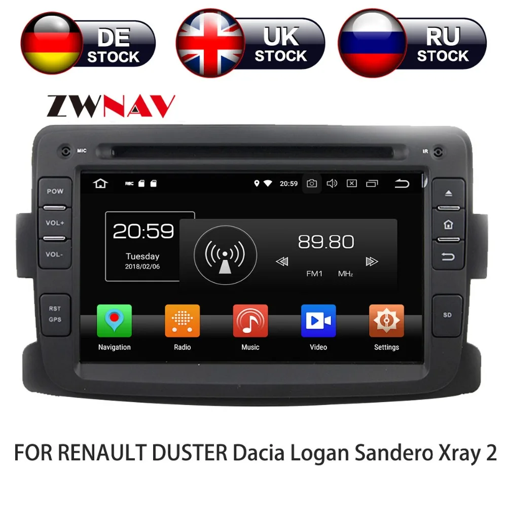 

Android 8 4+32G Car DVD Player GPS navigation For Renault Duster 2012 2013 head unit multimedia player tape recorder