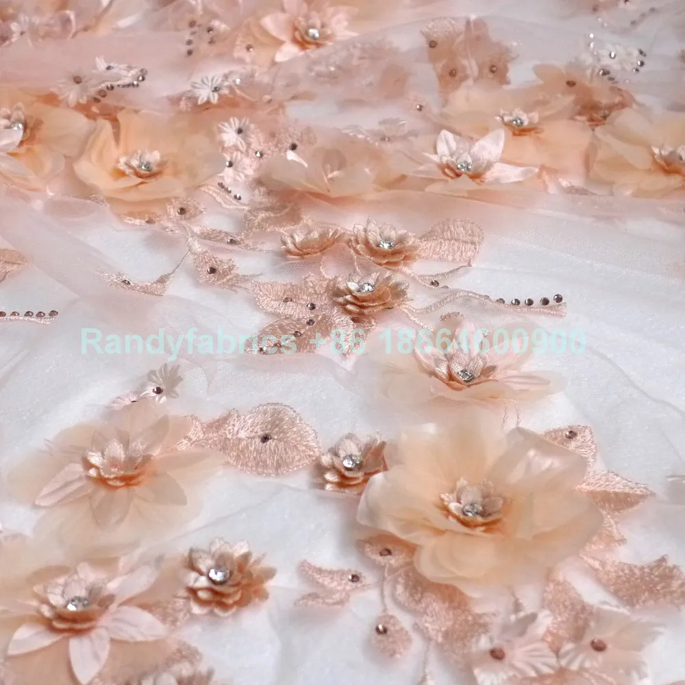 La Belleza Новая мода серый/красный/желтый/розовый/фиолетовый/светло-синий 3D Цветы Стразы свадебное/вечернее платье кружевная ткань 1 ярд