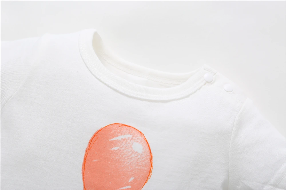 Cotton White Baby Bodysuit Girl Clothing Summer Cute Cartoon Infant Body Clothes For Toddlers Short Sleeve Newborn Boy Jumpsuits (2)