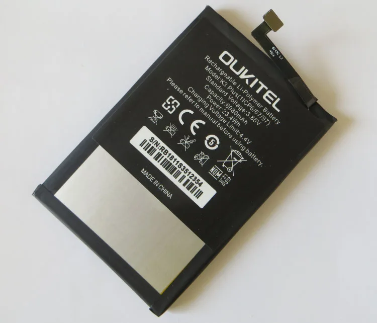 Oukitel K3 Plus 6080mah