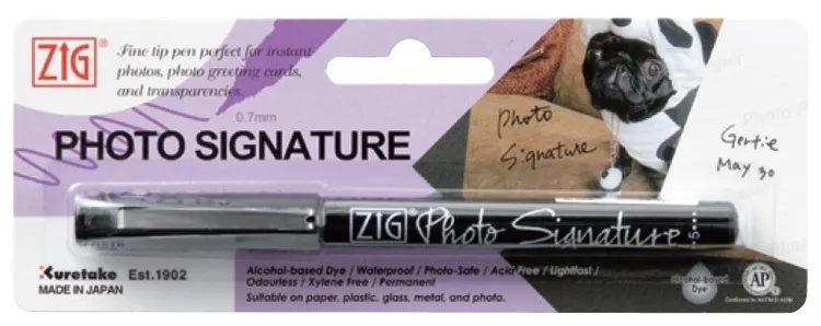 ZIG Kuretake ручка для фотосъемки 2,0 мм набор кистей и ручек 5 цветов водостойкая светостойкая Япония